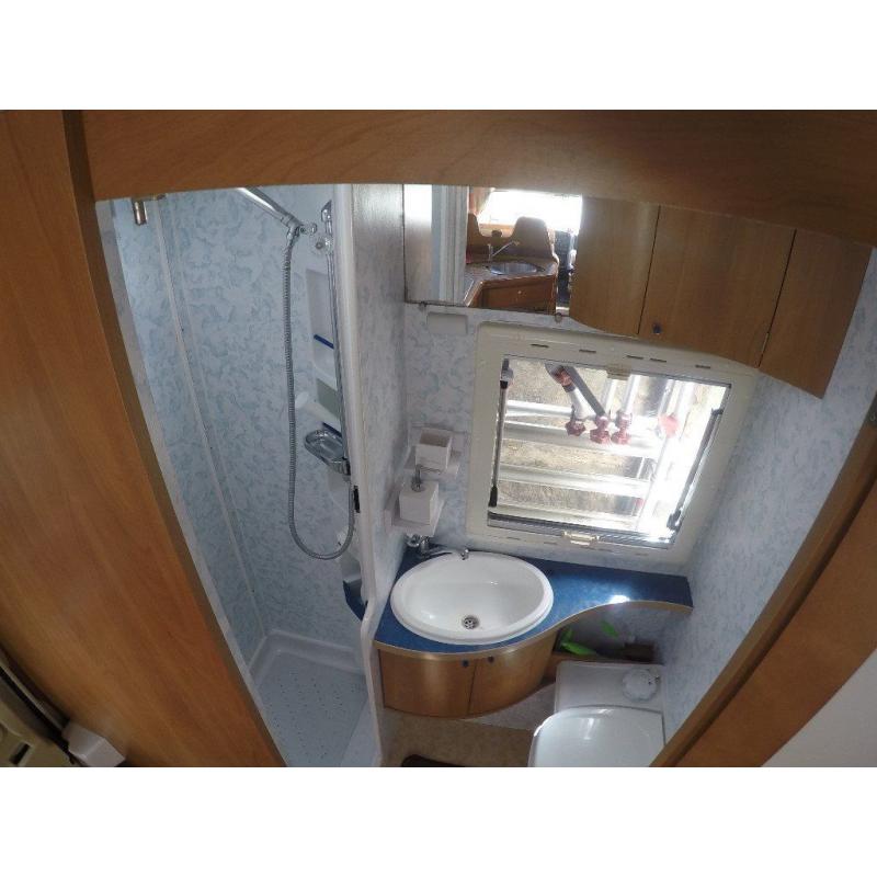 Rapido Motorhome/campervan, 6/7 berth (4 berth fixed), bunks, gas heating, garage, Fiat 2.8JTD