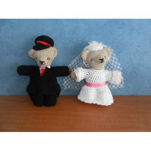 New Handmade Knitted Teddy