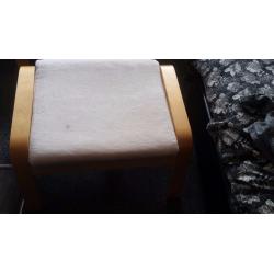 Nursing chair and footstool