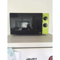 Green kitchen set and appliances