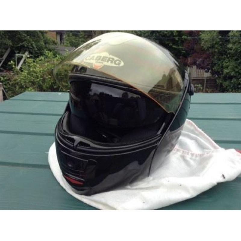 Black motorcycle helmet