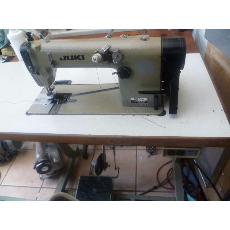 CHAIN STITCH Juki MH-380 Twin Needle Industrial Sewing machine