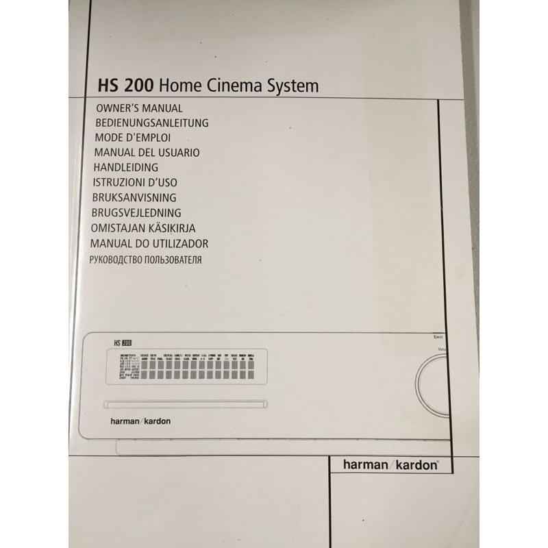 Harman Kardon HS200 home cinema system