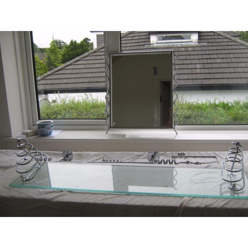 Bathroom Accessories - mirror, towel rail etc.