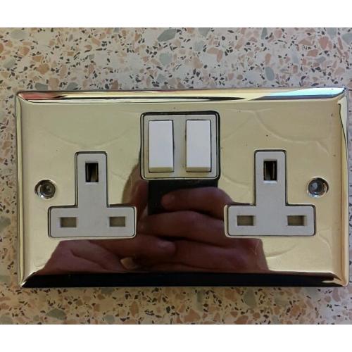 Silver plug sockets