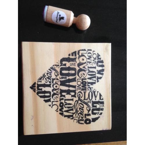 Heart stamps
