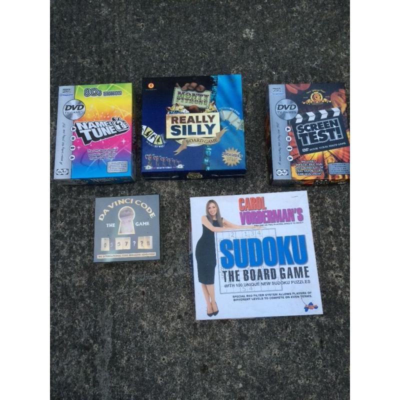 Selection of board games
