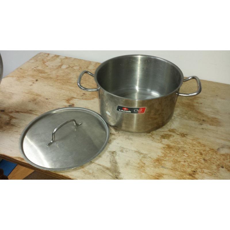 Large Lacor Chef Stock Pot