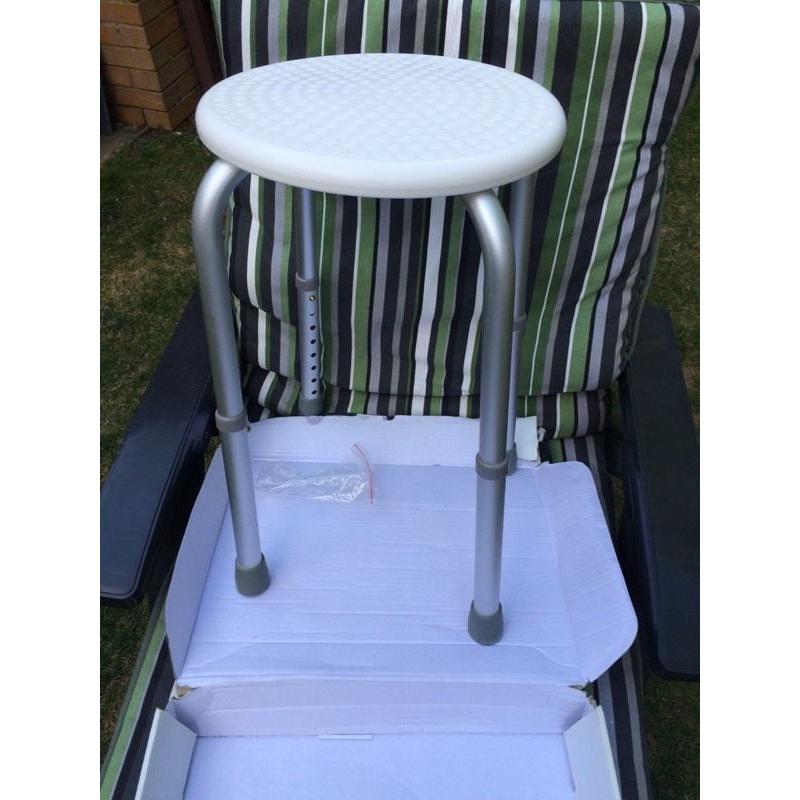 Adaptable shower stool