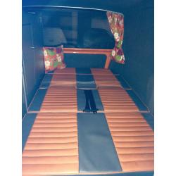 Groovy bright orange campervan with loads of extras, ideal for city living and weekend adventures