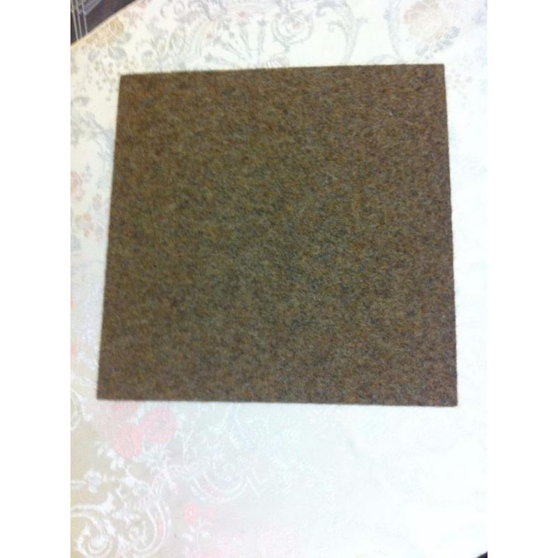 Huega carpet tiles, 500mm x 500 mm approx 25 m2