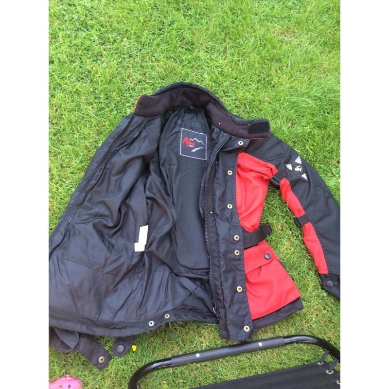 Ladies bike jacket.