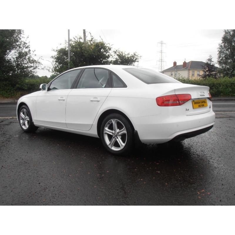 2012 Audi A4 2.0 TDI Technic 4 Door Saloon In White