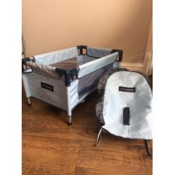 Mamas and papas toy baby set and Pram.