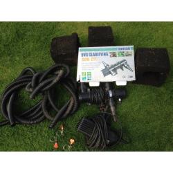 Pond pump and uv water clarifier