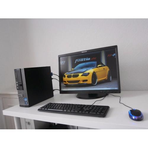 DELL OPTIPLEX 390 --- i3---TOWER+lenovo thinkpad 22 monitor