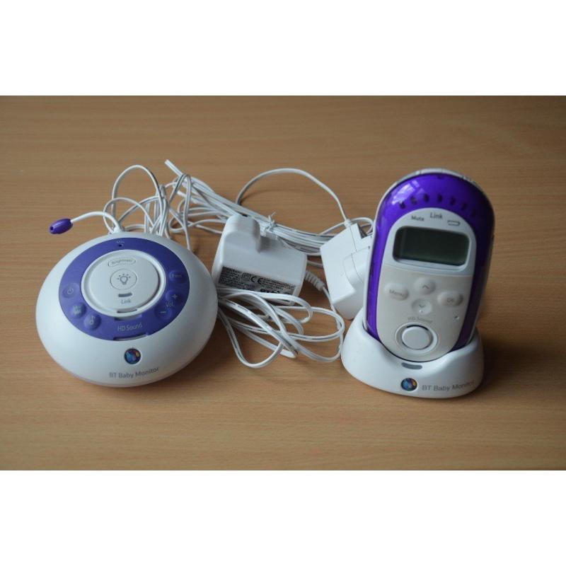 BT Digital Baby Monitor 250.Used but boxed and excellent condition.