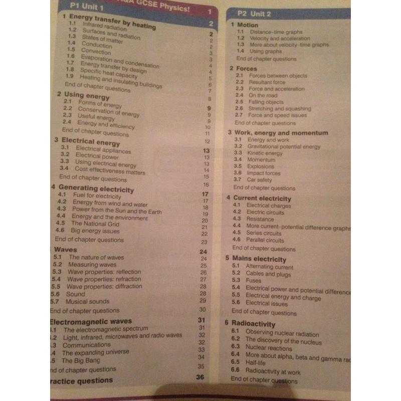 Physics revise guide AQA