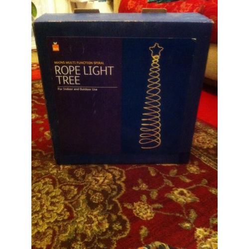 Rope light tree