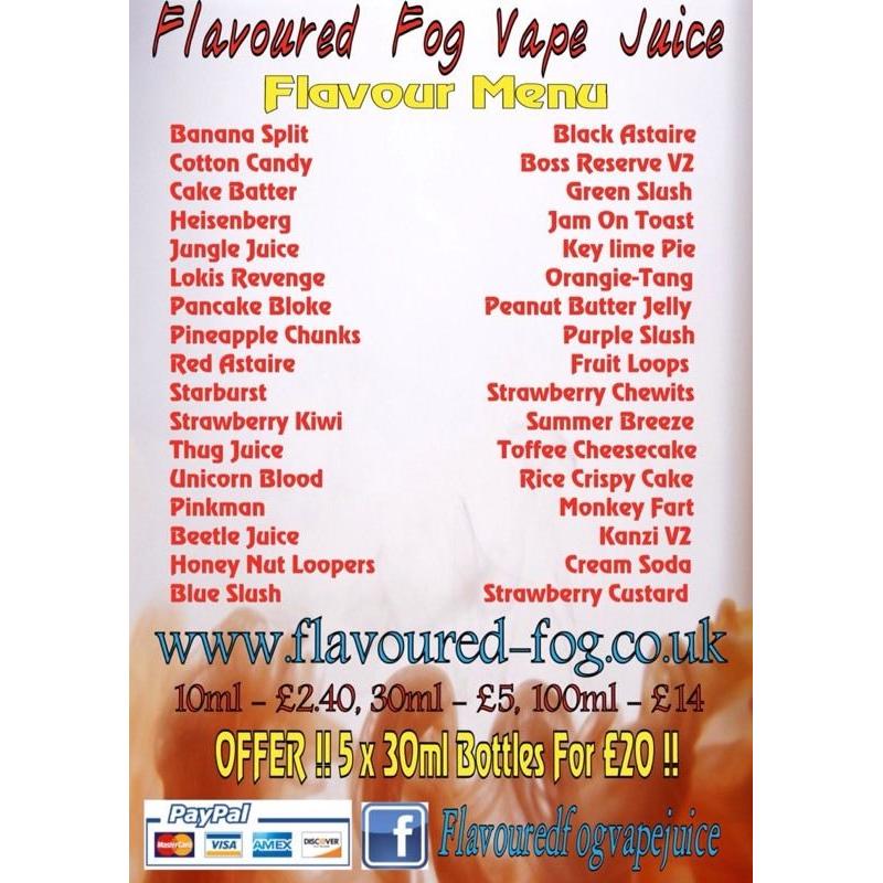 Vape juice/e liquid/e cig/mod