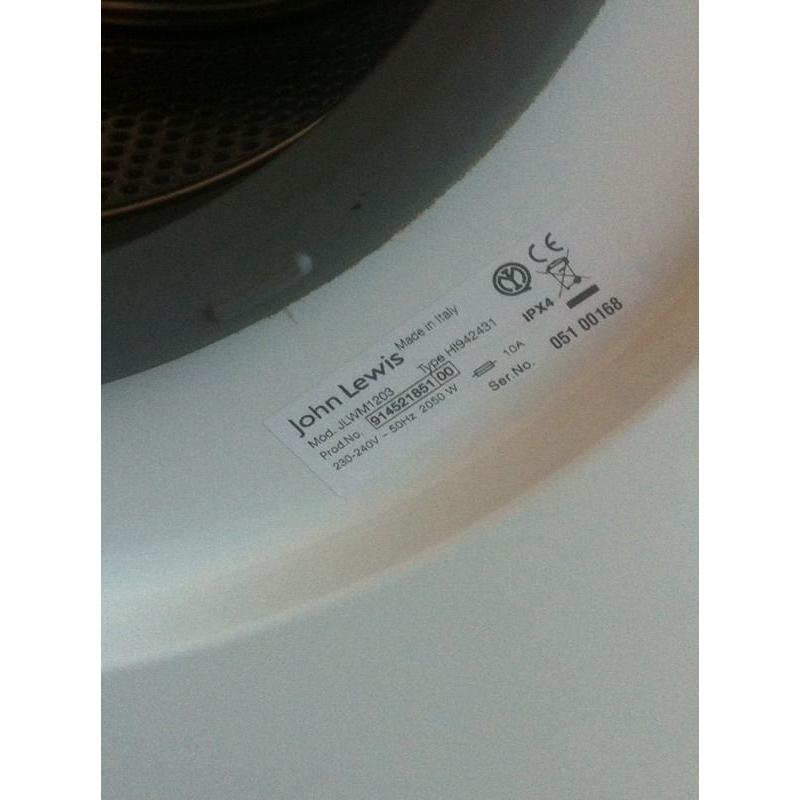 John Lewis washer