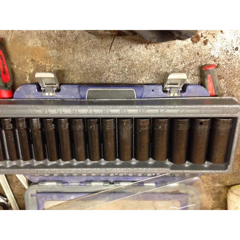 Snap on 1/2 deep Impact sockets