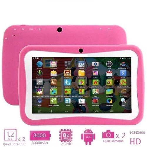 7" ANDROID EDUCATIONAL TABLET PC 4.4 FOR CHILDREN KIDS, 8GB, DUAL CAM, BLUETOOTH, WIFI BRAND NEW.