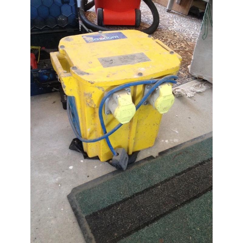 110volt transformer. 5kva heavy duty high load