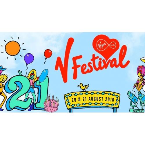 2 V Festival Weekend Tickets with Camping