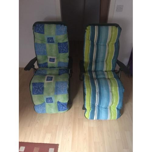 Pair of Deck Chairs for Sale
