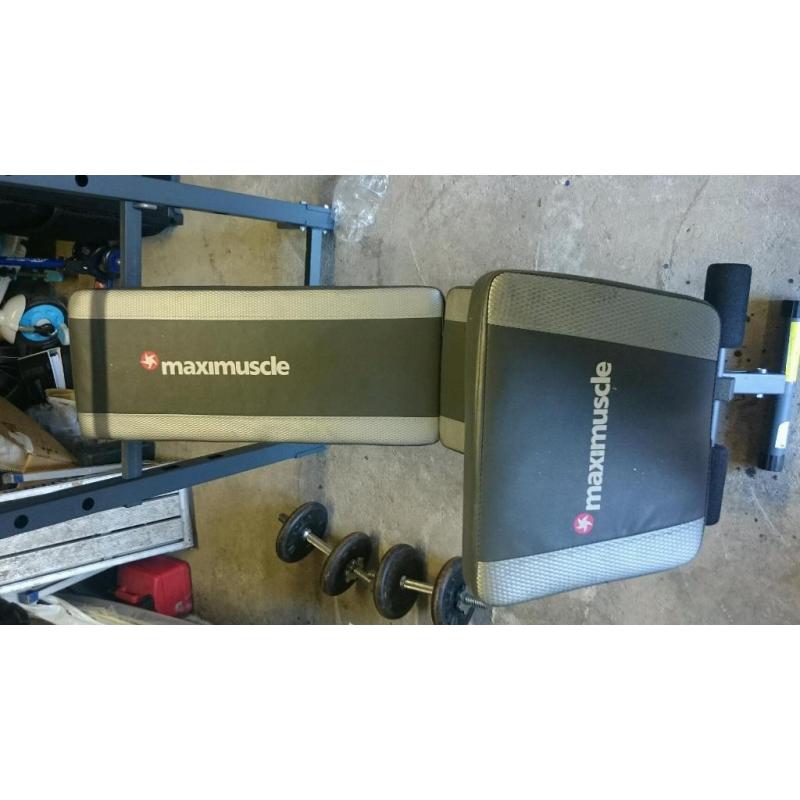 Maximuscle weight bench