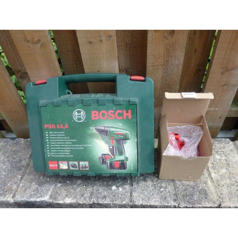 BOSCH CORDLESS DRILL + 2 BATTERIES ( ONE BRAND NEW )