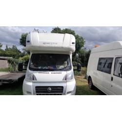 SWIFT KON -TIKI TAG AXLE 2008 15300 MILES FROM NEW 6 BIRTH FIXED REAR BED