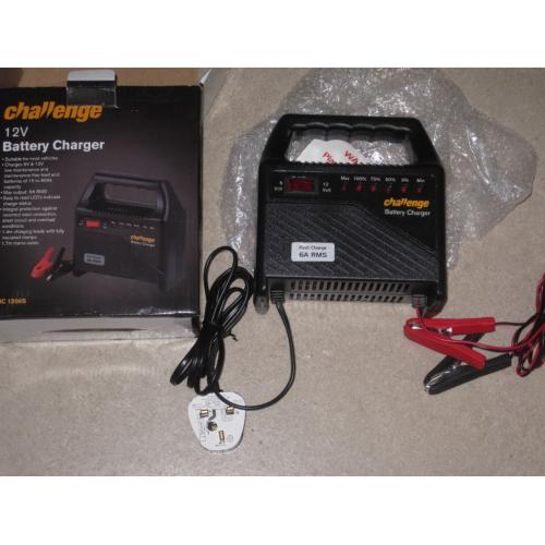 Car Battery Charger heavy duty 6amp output boxed NEW