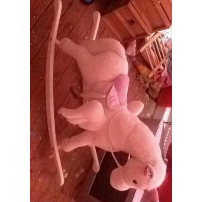 Genuine merrythought rocking horse