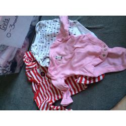 Girls 0-3 month clothes