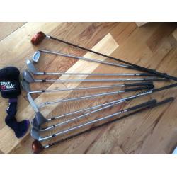 Ten Golf Sticks by TaylorMade - Rescue - Ram FX- Knight-Precision FM-etc