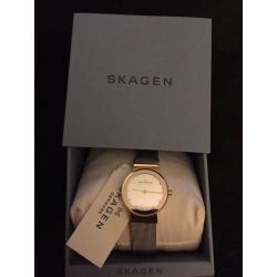 SKAGEN Freja Steel Mesh Watch BNWT
