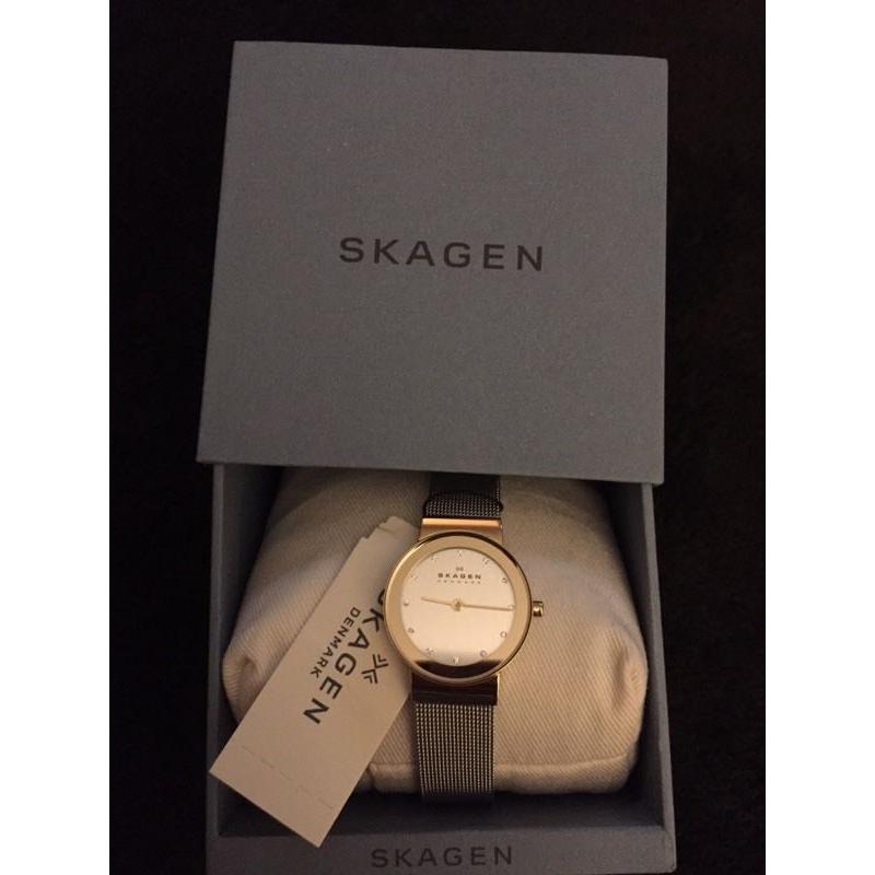 SKAGEN Freja Steel Mesh Watch BNWT