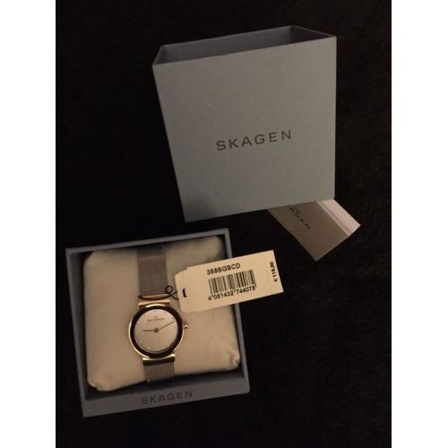 SKAGEN Freja Steel Mesh Watch BNWT