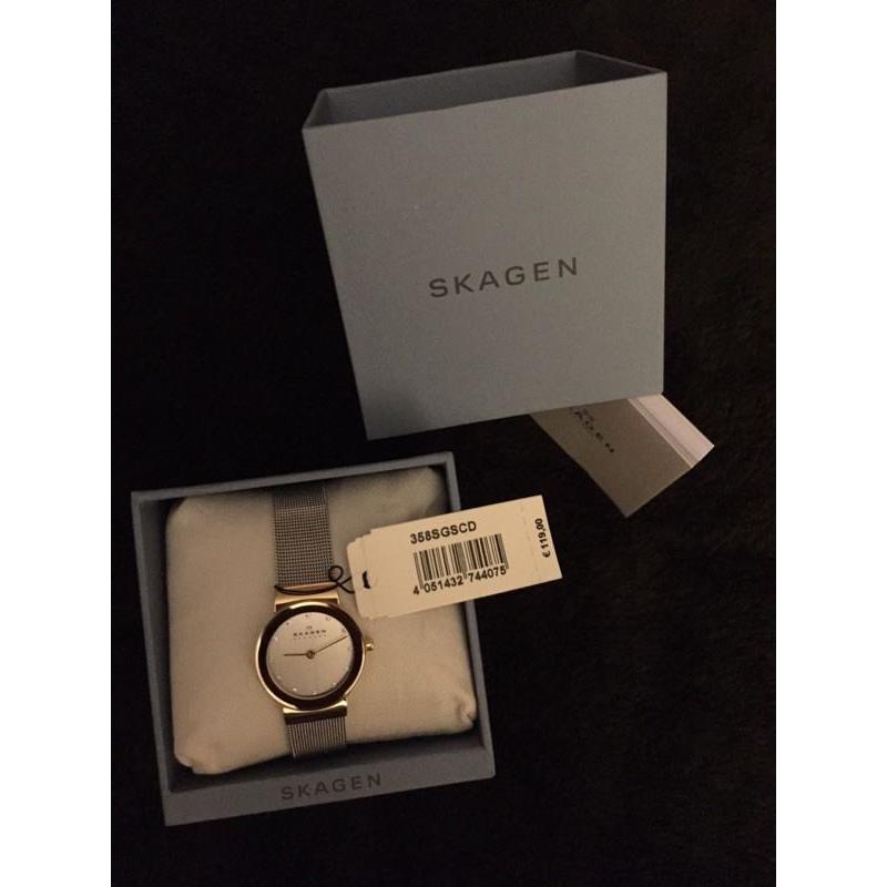 SKAGEN Freja Steel Mesh Watch BNWT