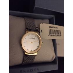 SKAGEN Freja Steel Mesh Watch BNWT