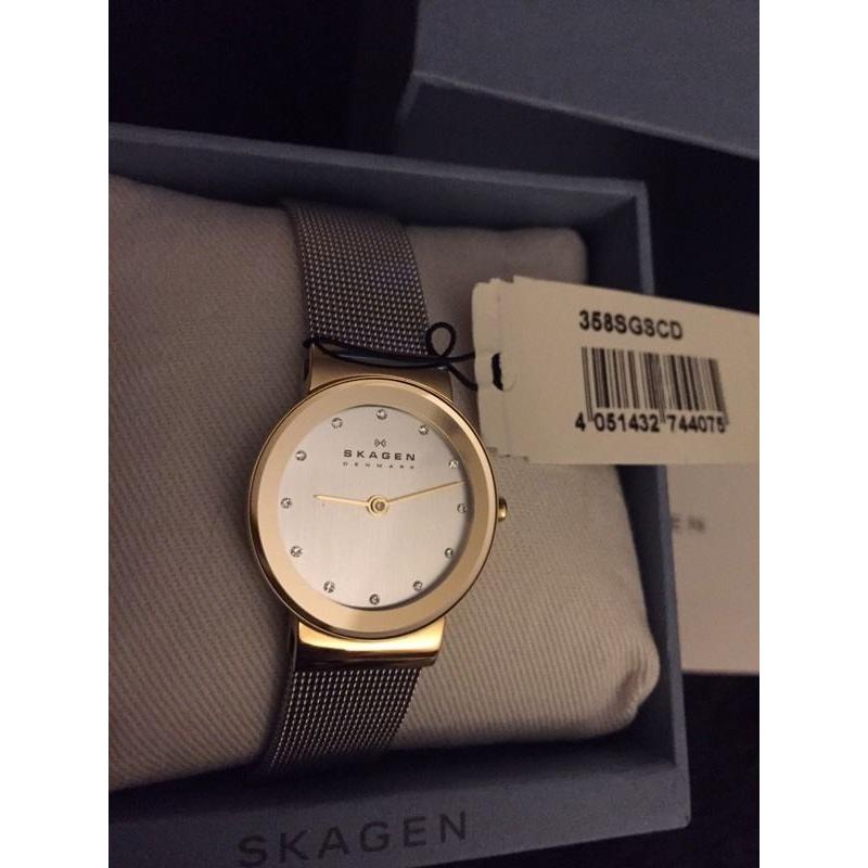 SKAGEN Freja Steel Mesh Watch BNWT