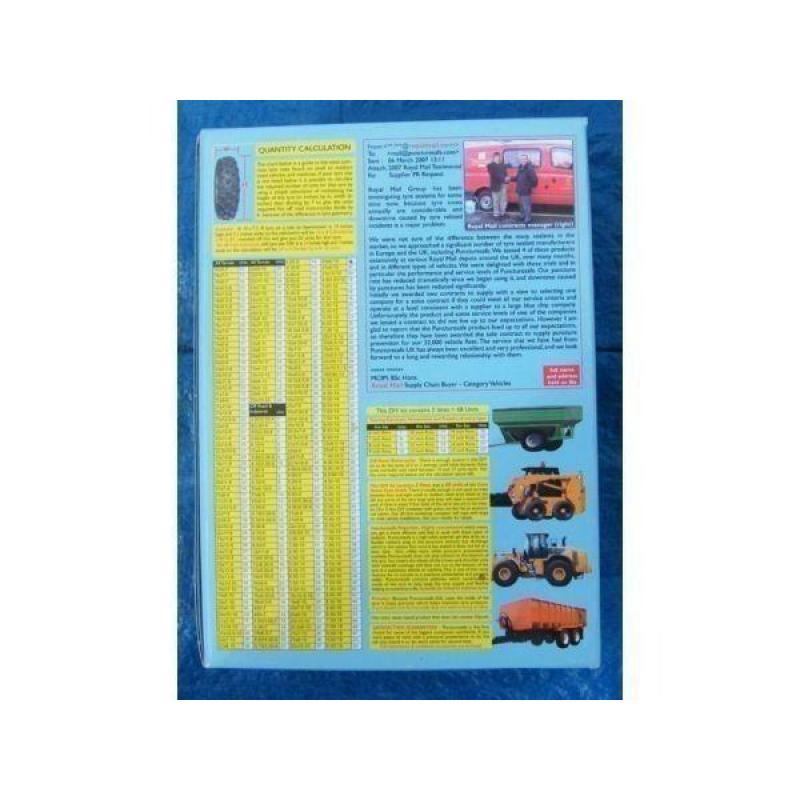 NEW BOXED - Puncturesafe DIY Puncture Prevention Fluid - large 2 Litre kit - helps prevent punctures
