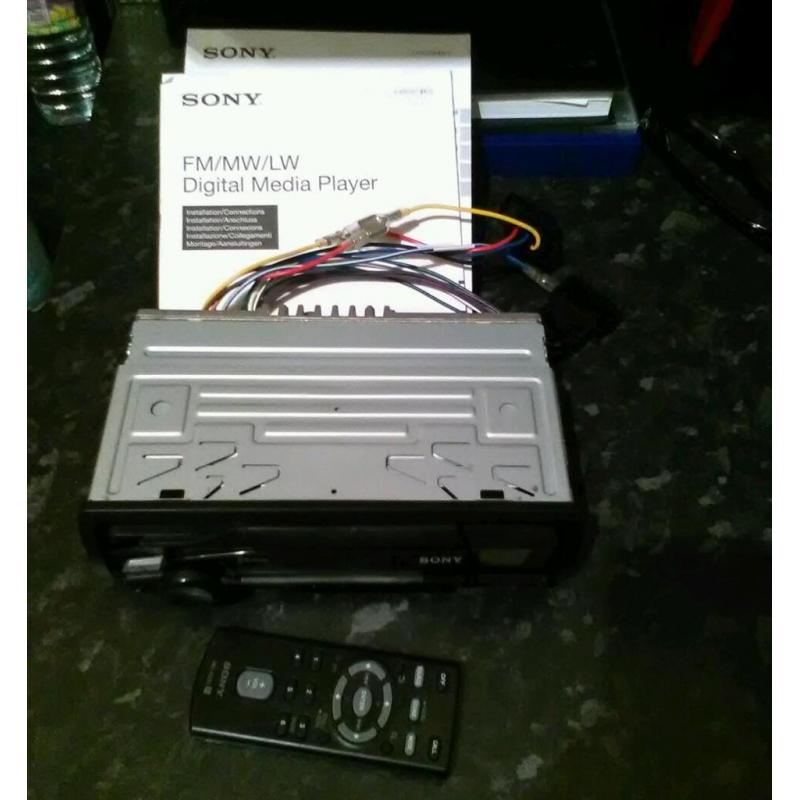 Sony car radio