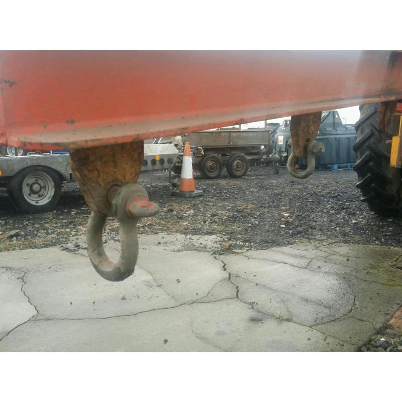 Heavy duty forklift jib with shackles fitted 8.5 ft long