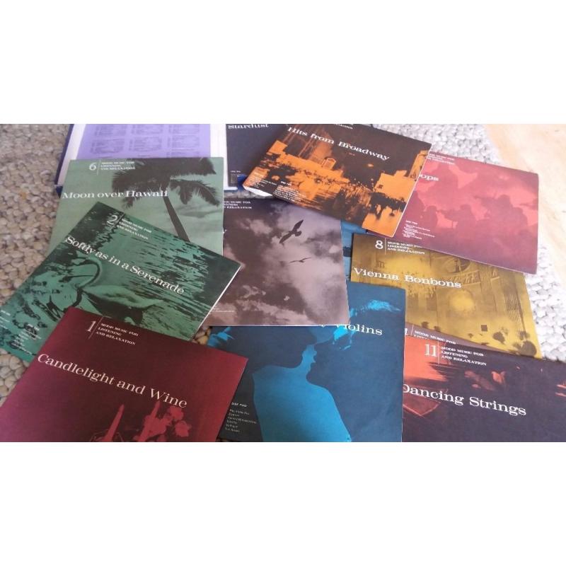 Mood Music for listening and relaxation 12 Vinyls released by Readers Digest