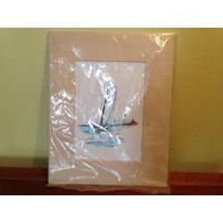 Original little watercolour signed by Elyse Wasile