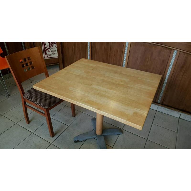 Set of 4 table and 6 chairs
