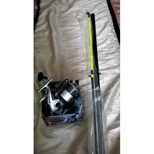 SEA FISHING BEACHCASTER AND REEL